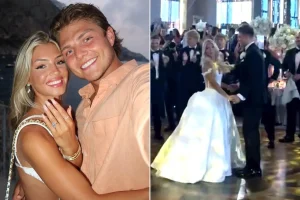 Packers QB Sean Clifford weds Juliana Alessandroni in grand, romantic Catholic ceremony with NFL stars attending