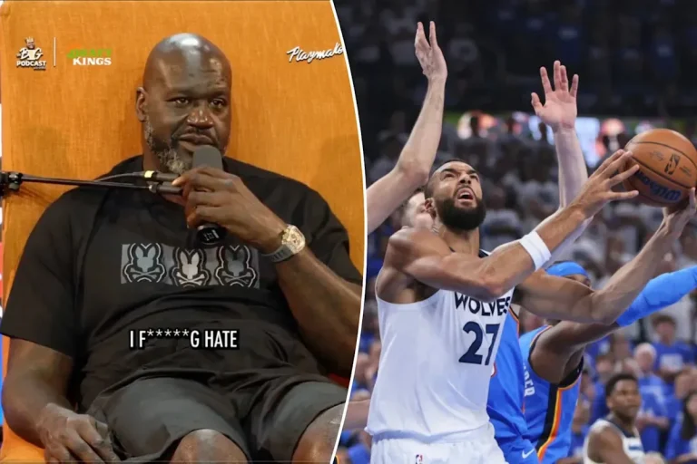 Shaquille O'Neal Rudy Gobert feud