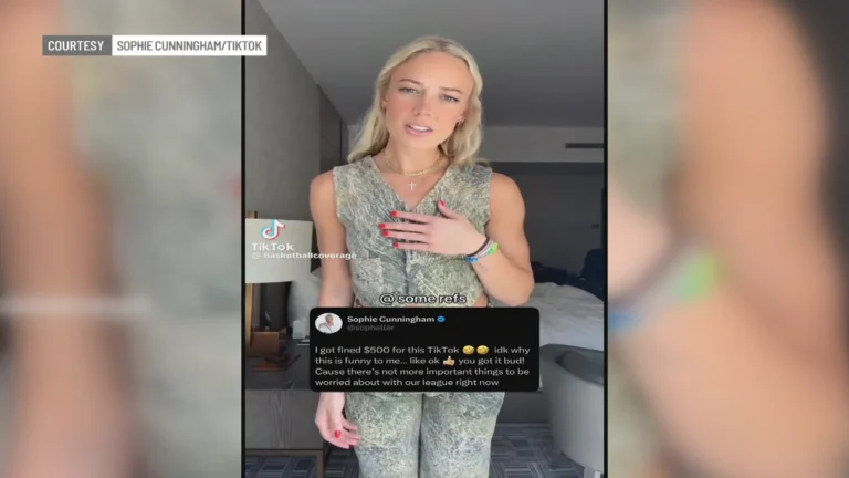 Sophie Cunningham WNBA three-point streak