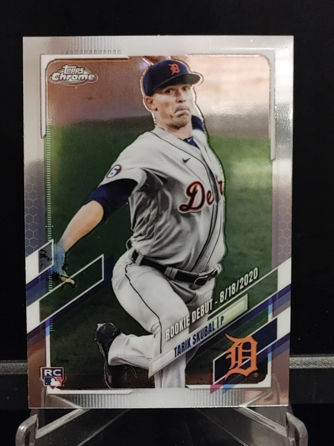 Tarik Skubal Topps Chrome card