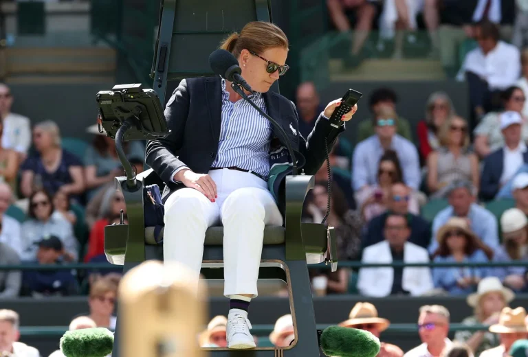 Taylor Fritz Wimbledon electronic linecalling