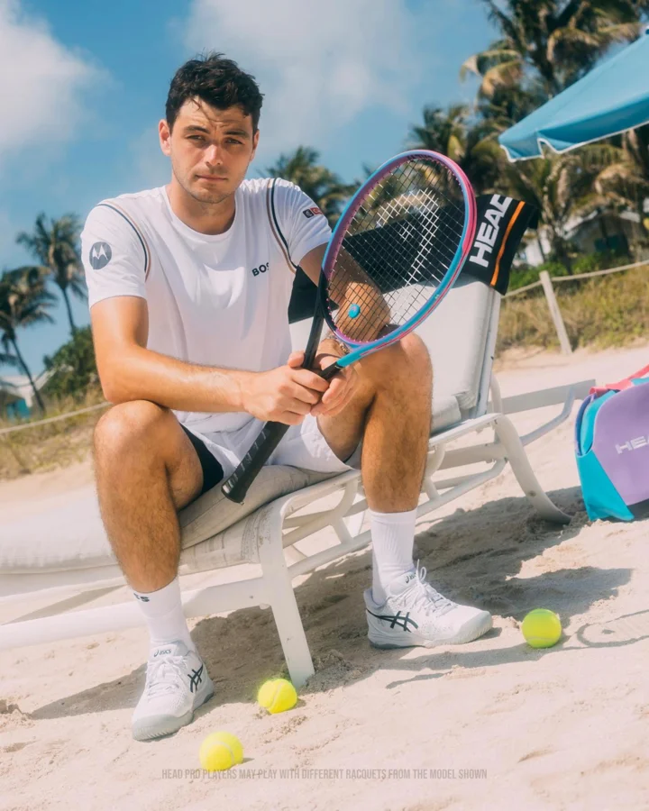 Taylor Fritz beach tennis collaboration