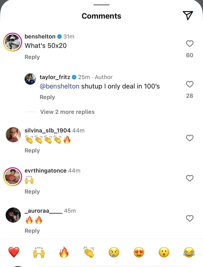 Taylor Fritz hilarious math confession Taylor Fritz hilarious math confession