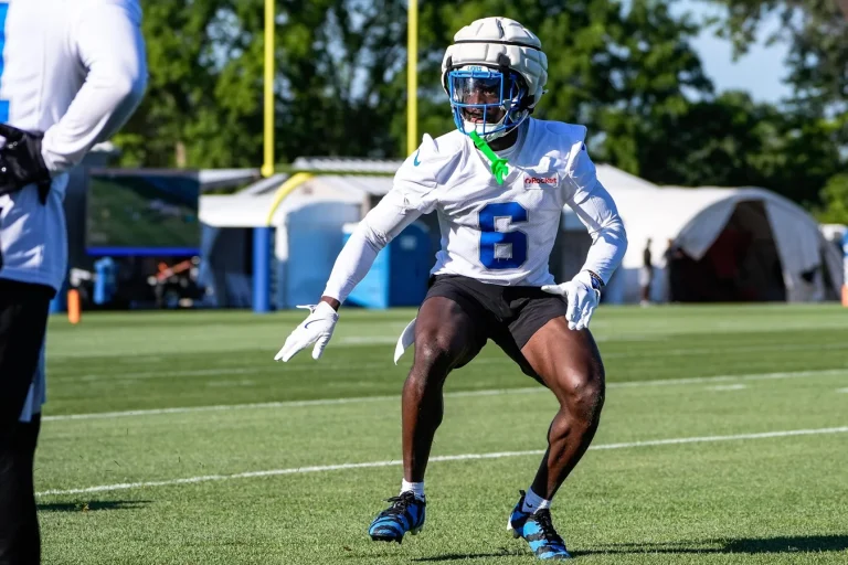 Terrion Arnold Lions Cornerback Development