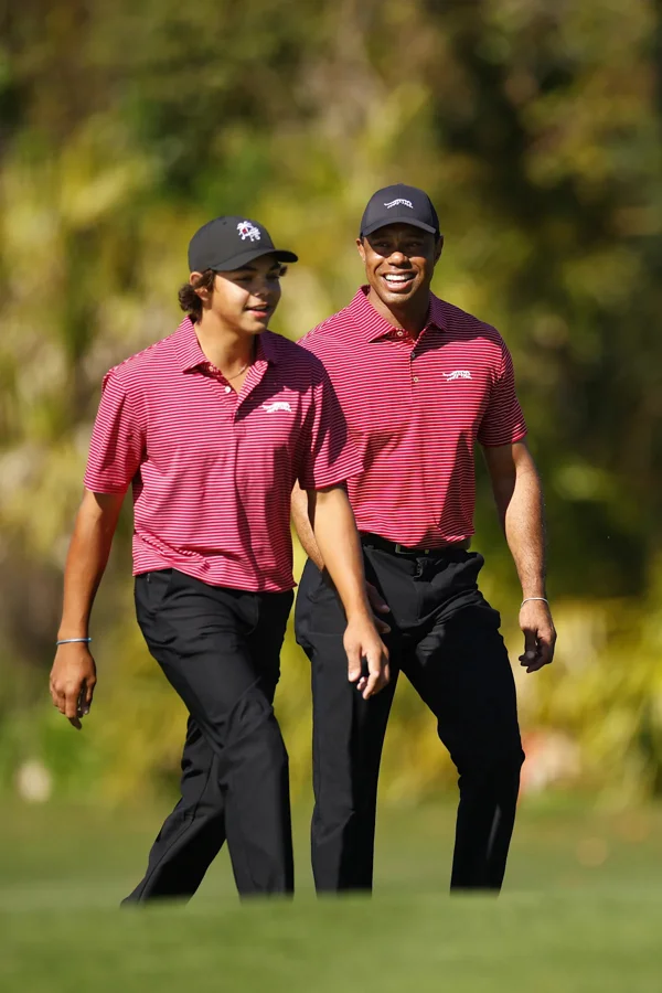 Tiger Woods and Son Charlie Share Viral Father-Son Moment at Junior Golf Event, Fans React Tiger Woods and Son Charlie Share Viral Father-Son Moment at Junior Golf Event, Fans React