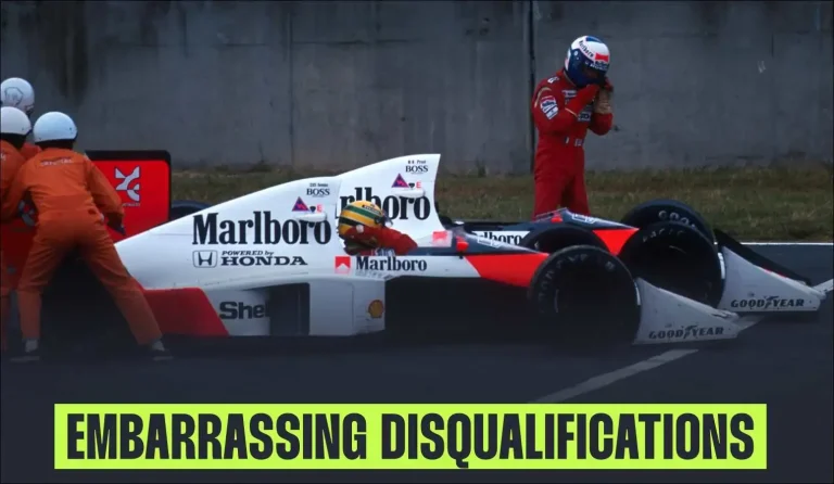 most embarrassing disqualifications in F1