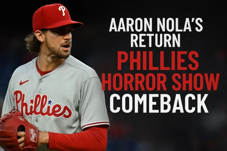 Aaron Nola comeback start struggles