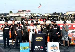 Brenden Queen Clinches 5th ARCA Win of 2025 with Thrilling Iowa Victory Over Brent Crews
