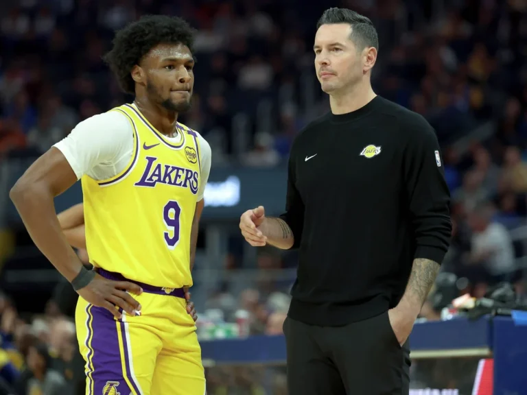 Bronny James Lakers contract support