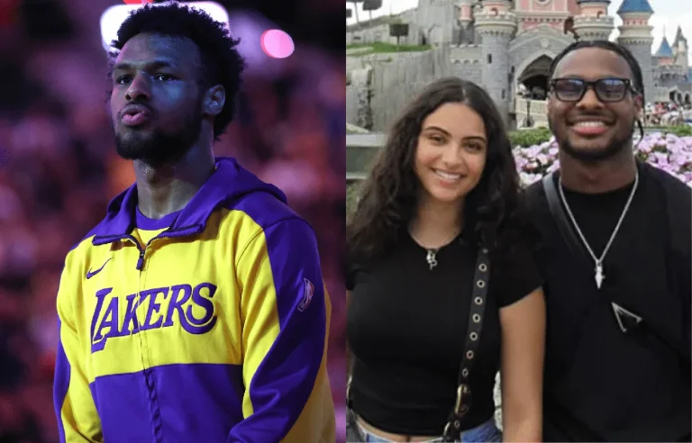 Bronny James girlfriend Parker Whitfield