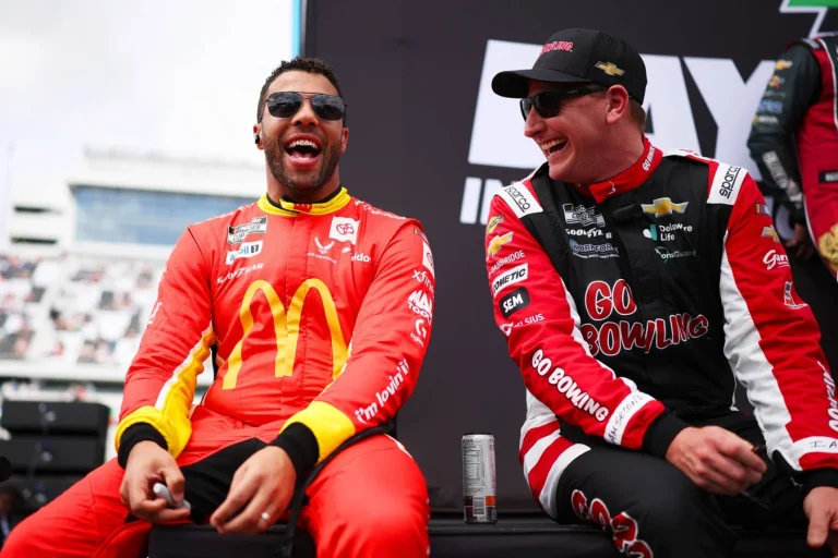 Bubba Wallace McDonaldland Pink Car