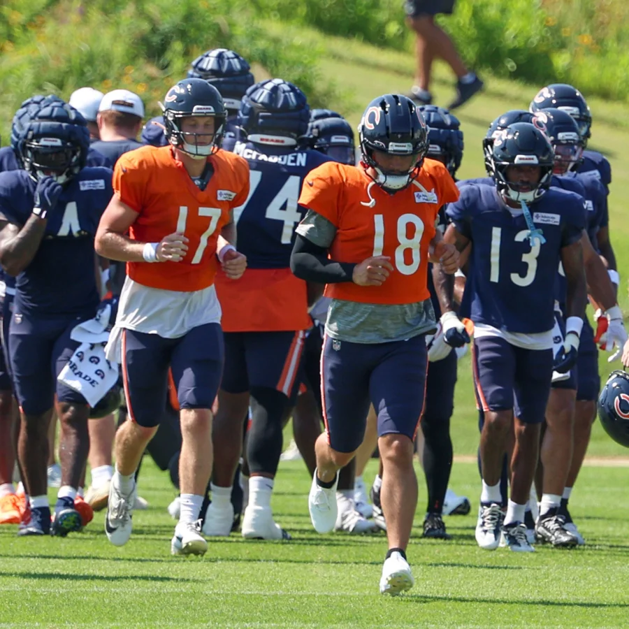 Caleb Williams Bears Bills practice