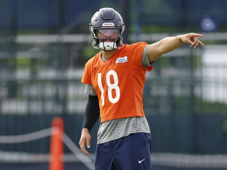 Caleb Williams Bears training camp