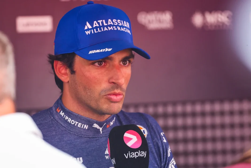 Carlos Sainz Williams set-up issues