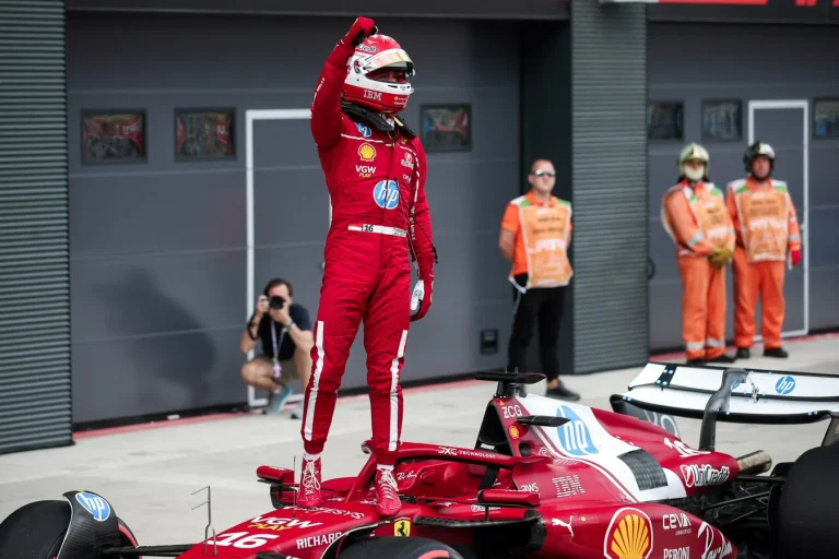 Charles Leclerc Hungarian GP pole