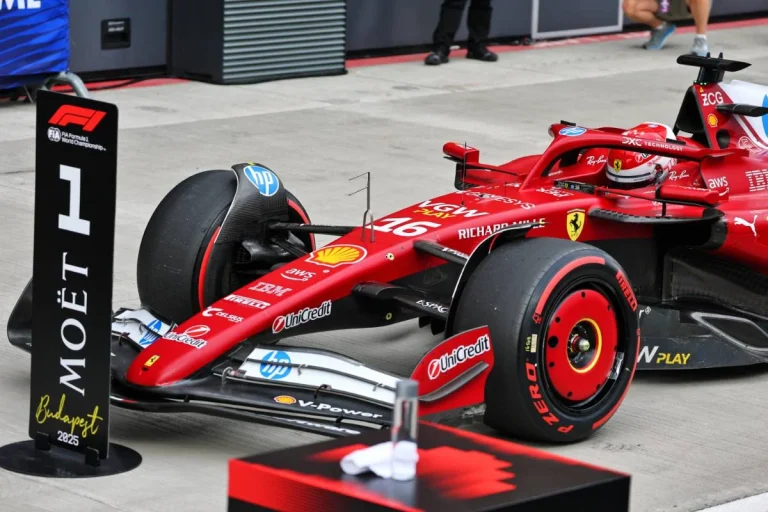 Charles Leclerc Hungarian Grand Prix pole