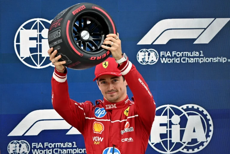 Charles Leclerc pole position wins