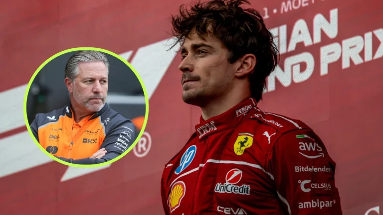 Charles Leclerc win from pole