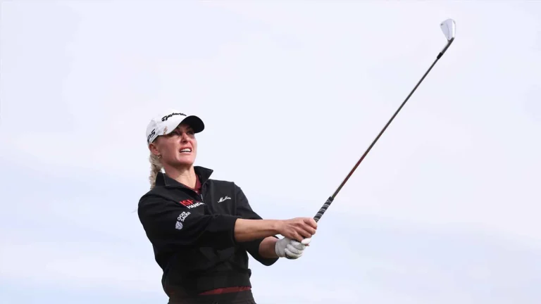 Charley Hull near miss shot