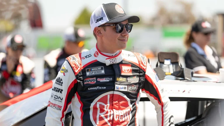 Christopher Bell fastest Iowa practice