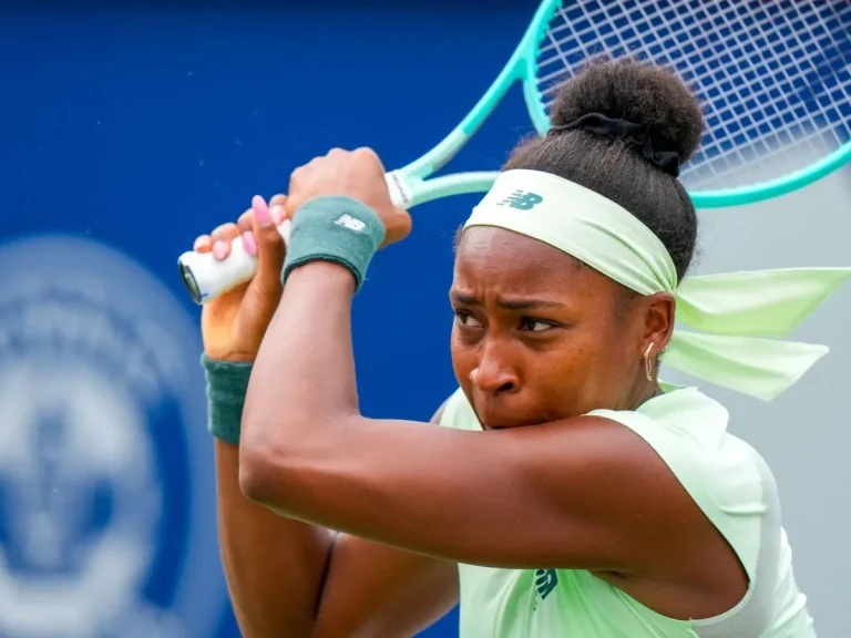 Coco Gauff family athletic support