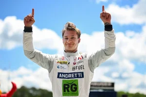 Dennis Hauger Strengthens Indy NXT Title Bid with Portland Victory