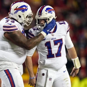 Dion Dawkins Celebrates James Cook’s $12M Deal with Hilarious Pancake Banter After Contract Extension