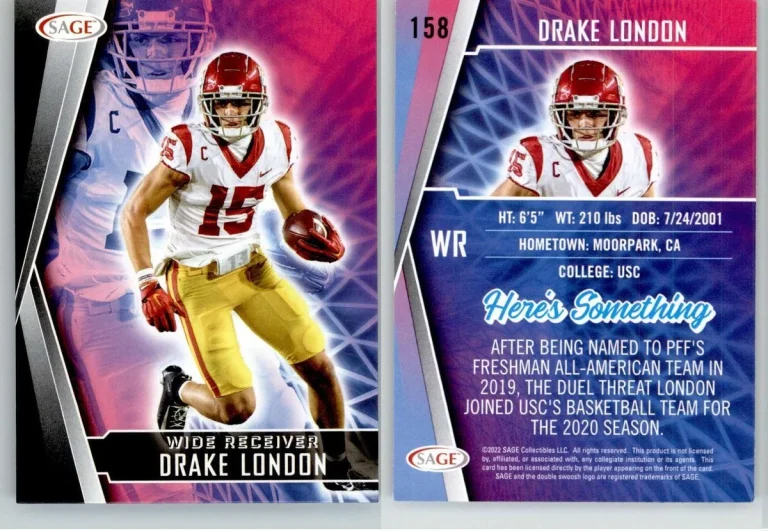 Drake London Falcons throwback uniforms