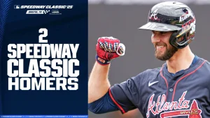 Eli White Two Home Runs Power Braves to Victory Over Reds in Historic Speedway Classic