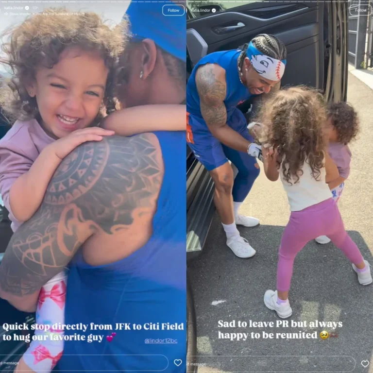 Francisco Lindor daughters gameday surprise