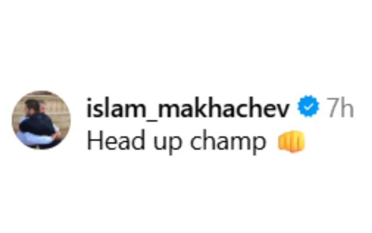 Islam Makhachev supports Aaron Pico