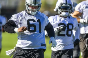 Pete Carroll Confirms Intense Center Battle Between Jackson Powers-Johnson and Jordan Meredith at Raiders Camp