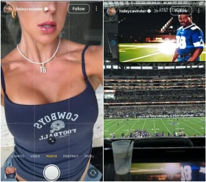 Haley Cavinder’s Touching Jake Ferguson Cowboys Preseason Tribute Sparks Fans’ Excitement at AT&T Stadium