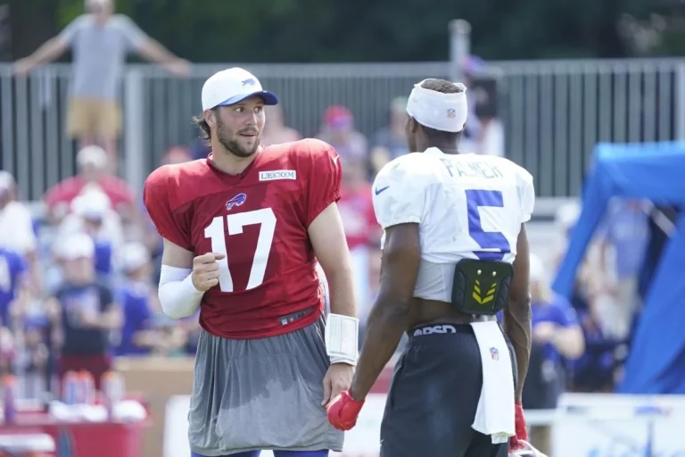 Josh Allen wide receiver connection