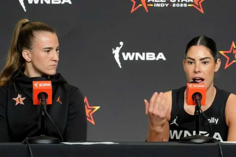 Kelsey Plum All-Star joke About Caitlin Clark