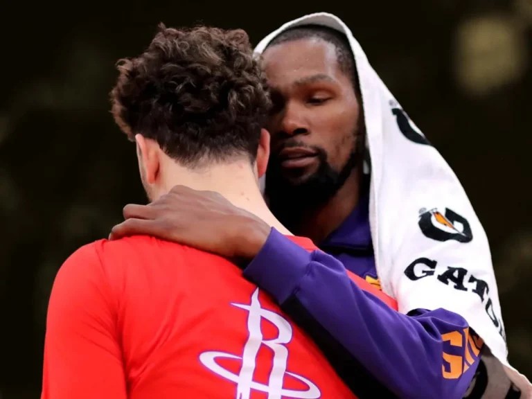 Kevin Durant and Sengun partnership