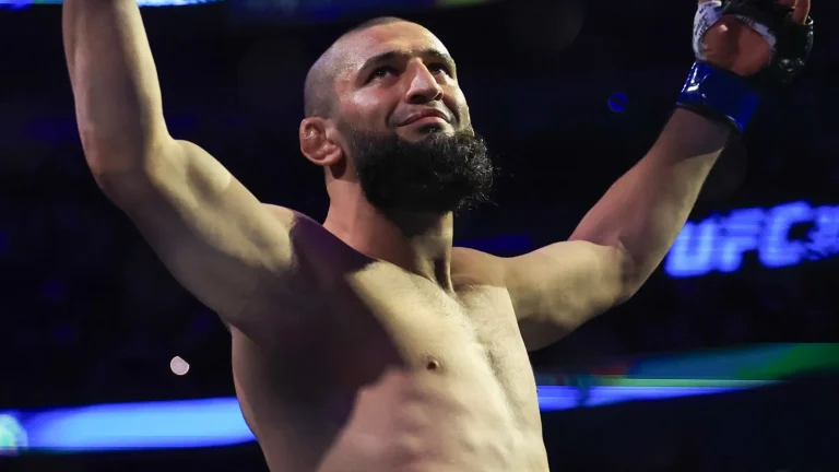 Khamzat Chimaev UFC undefeated pressure