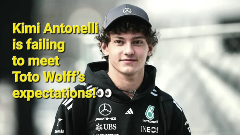 Kimi Antonelli Mercedes rookie pressure