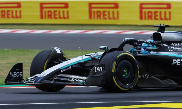 Kimi Antonelli Mercedes suspension switch