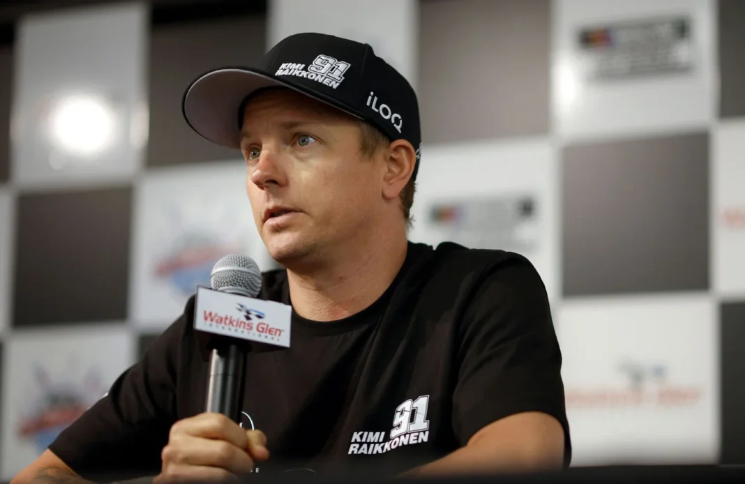Kimi Raikkonen F1 champions jibe