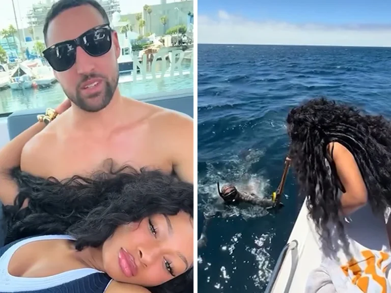 Klay Thompson romantic boat date