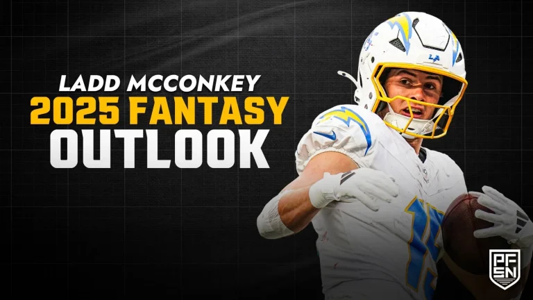 Ladd McConkey elite fantasy receiver