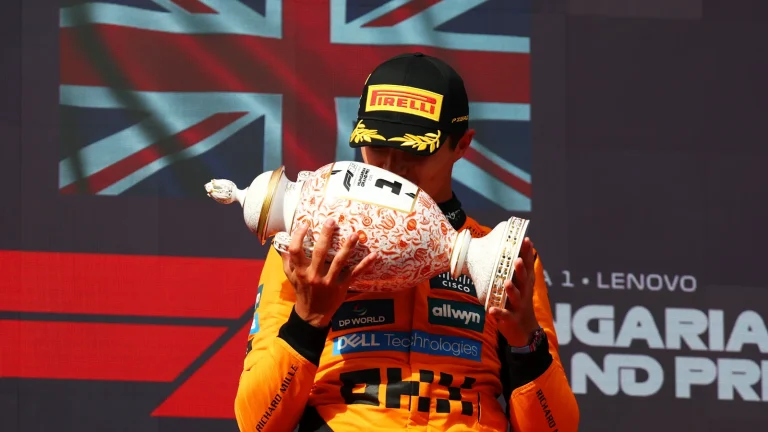 Lando Norris Hungarian GP win