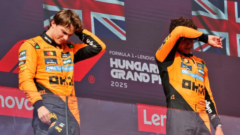 Lando Norris McLaren F1 title fight