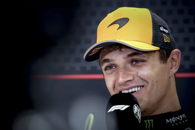 Lando Norris young fan interaction