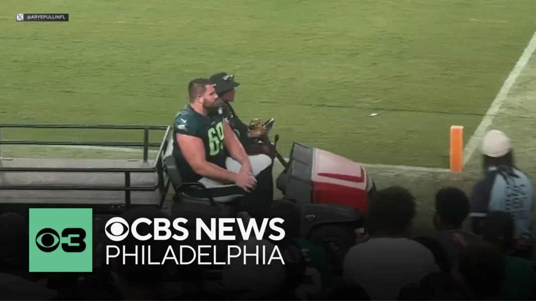 Landon Dickerson Eagles injury update