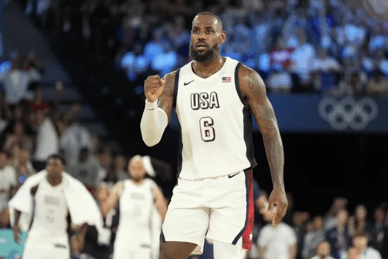 LeBron James 2024 Olympic gold