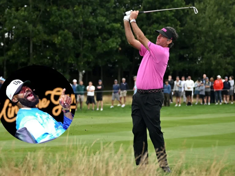 LeBron James Bronny golf outing