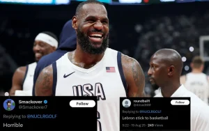 LeBron James golf swing trolled relentlessly by fans saying “stick to basketball” after latest video surfaces