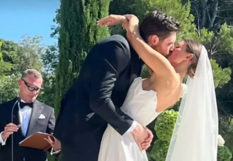 Leon Draisaitl wedding celebration
